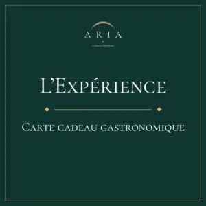 Image produit carte cadeau L'Expérience ARIA, restaurant gastronomique Paris 8ème