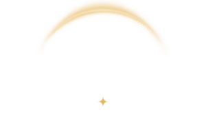 Logo du restaurant fictif « ARIA Restaurant », créé par ÉvidenceWP, avec le mot « ARIA » au centre, une arche lumineuse au-dessus, puis une étoile discrète et la phrase « La lumière d’un instant » juste au-dessous.